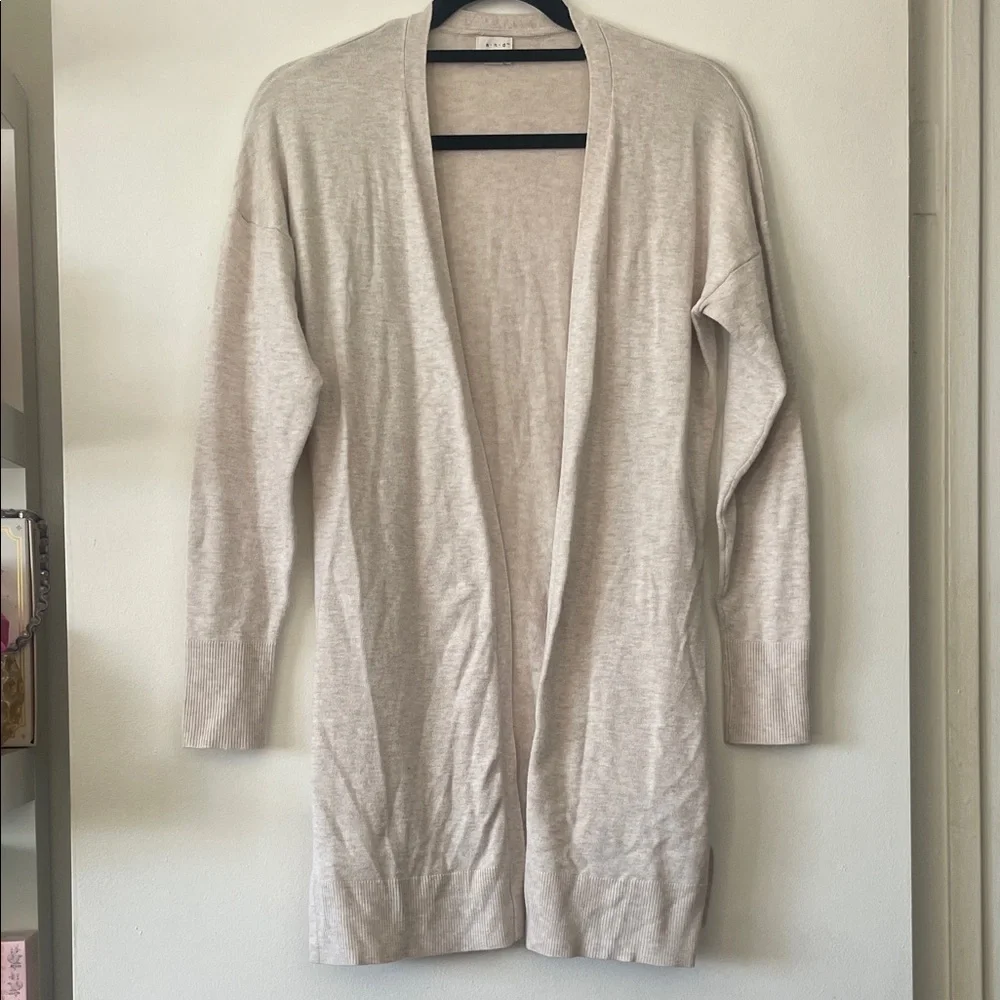 A New Day|Cream Beige Open-Front Cardigan|Small|GUC